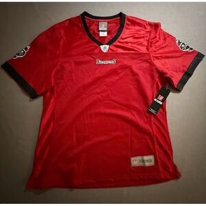 Tampa Bay Buccaneers Pro Line NFL Vintage Jersey Womens Medium Red Short Sleeve.